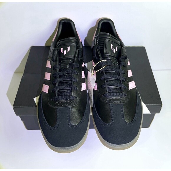 adidas Other - Adidas Samba Messi Black Pink Gum Soccer Shoes Men’s 11 Leather Sneakers JP7845